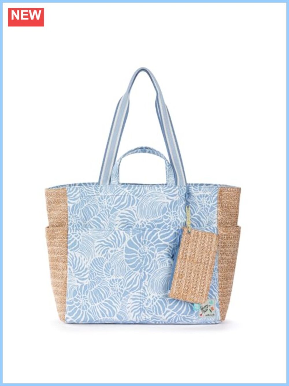 Oversized Lightweight Beach Tote Bag with Comfortable Shoulder Straps